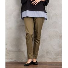 【大きいサイズ】21号(6L～) コットンストレッチテーパードパンツ