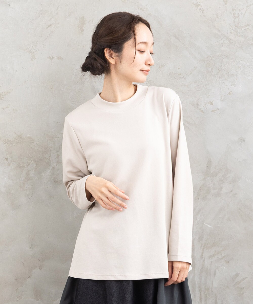 パフ袖パイピングカットブラウス （オフィスカジュアル対応） | ラ