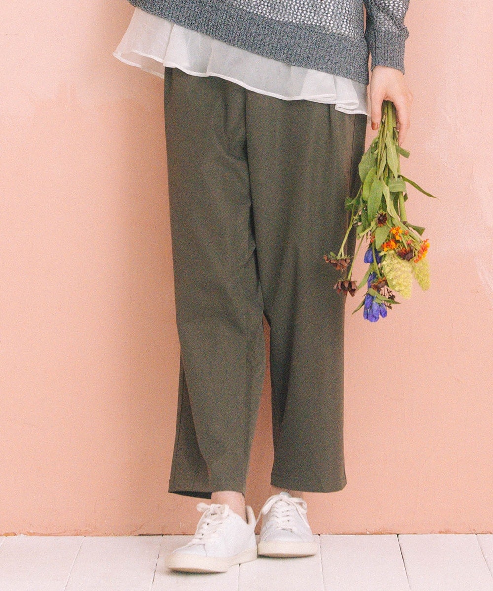 サブストリート（sab street）/【大きいサイズ】15号・19号(3L・5L) 【撥水・COOL】ストレートタックパンツ 大きいサイズ】15号・19号(3L・5L) 【撥水・COOL】ストレートタック