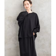 サブストリート(sab street)の【大きいサイズ】【web限定】15号(3L) ラメラインダンボールニットアップ