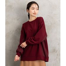 【大きいサイズ】FONTLAB 異素材コンビプルオーバー