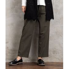 サブストリート(sab street)の【大きいサイズ】トロピカルウールセンタープレステーパードパンツ