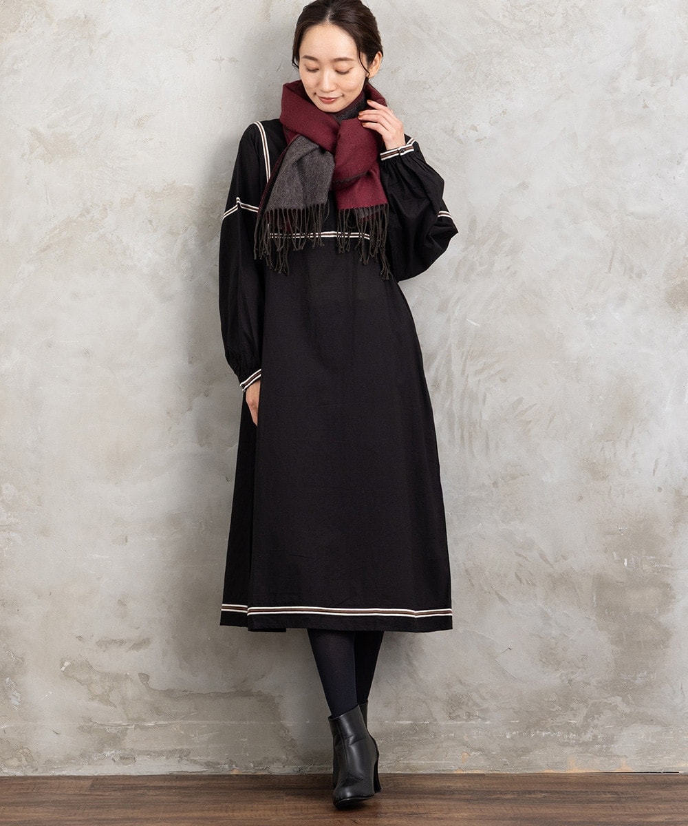 サブストリート（sab street）/【大きいサイズ】INDESIGN コードエンブロイダリーカフタンワンピース 大きいサイズ】INDESIGN コードエンブロイダリーカフタンワンピース