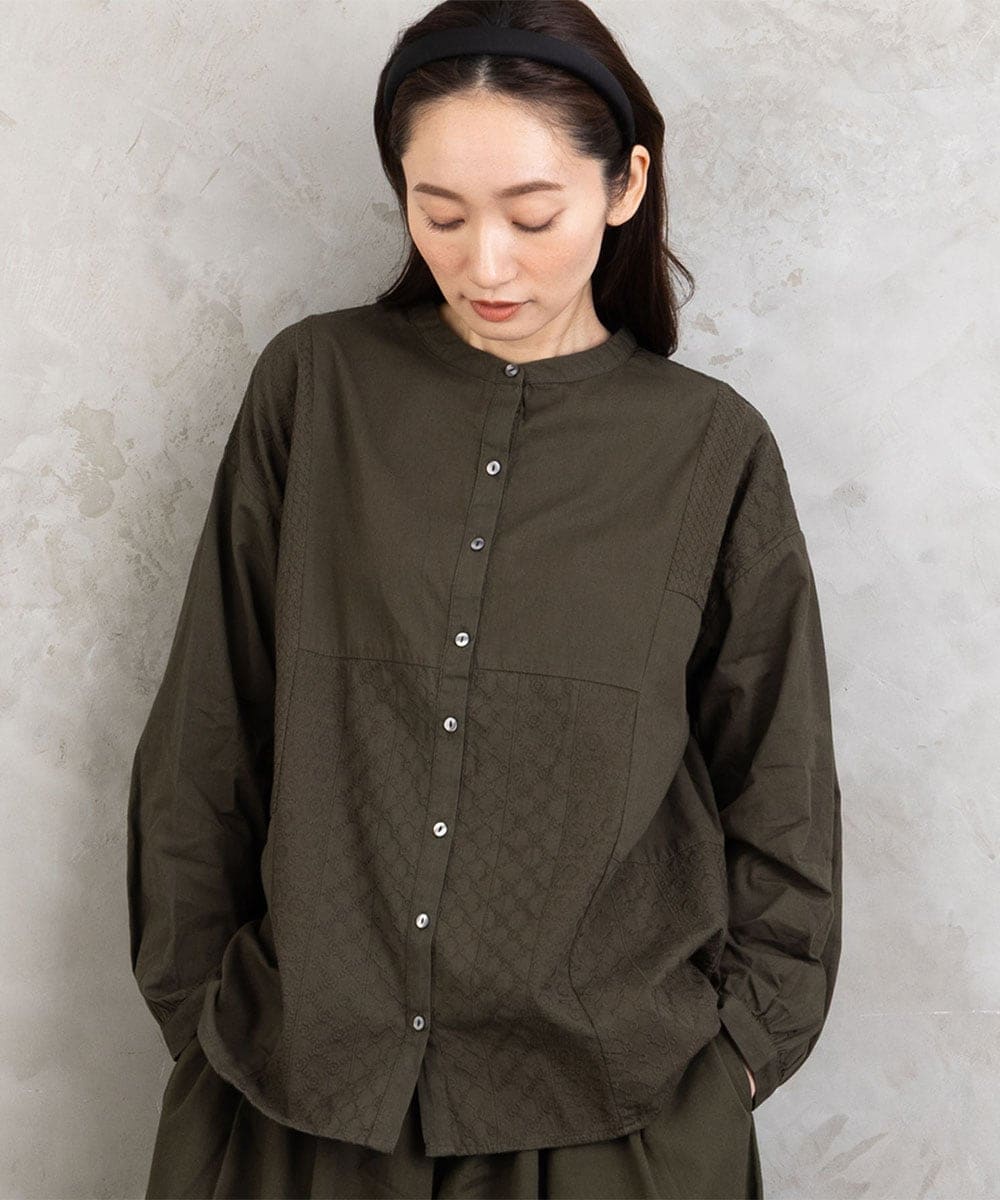 大きいサイズ】 21号(6L～) INDESIGN フラワー＆ペイントアソート