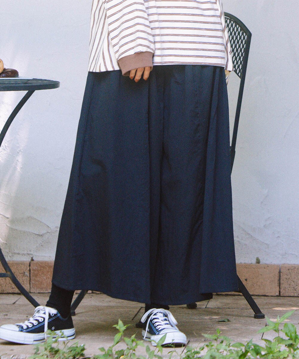 サブストリート（sab street）/【大きいサイズ】INDESIGN コットンツイルワイドパンツ 大きいサイズ】INDESIGN コットンツイルワイドパンツ | サブストリート