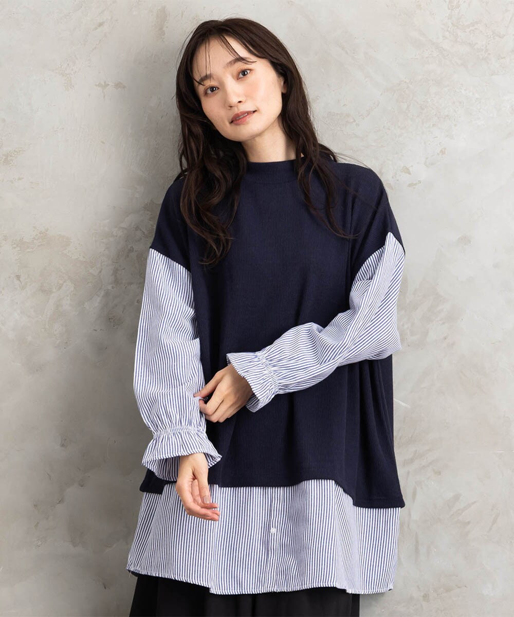 サブ ストリート/【大きいサイズ】 9号・15号(M・3L) タッセルロゴ刺繍Tシャツ 大きいサイズ】 9号・15号(M・3L) タッセルロゴ刺繍Tシャツ | サブ