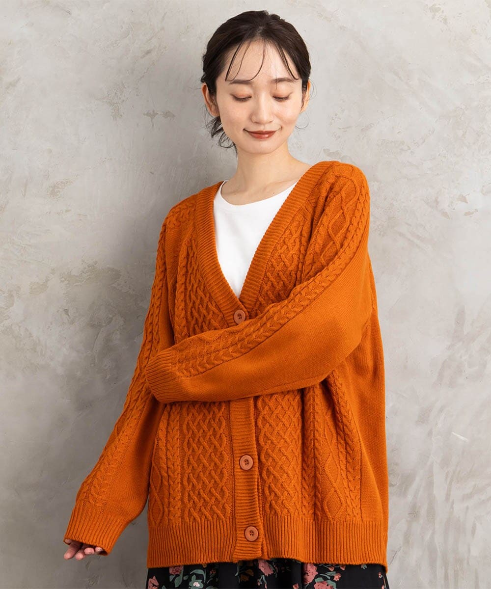 レディース カーディガン (橙色・オレンジ系) の一覧 | マルイ