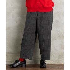 サブストリート(sab street)の【大きいサイズ】21号(6L～) 両面起毛セミワイドパンツ