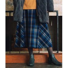 サブストリート(sab street)の【大きいサイズ】両面起毛チェックスカート