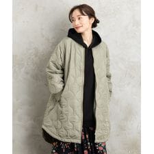 サブストリート(sab street)の【大きいサイズ】【sabstreet bis】【web限定】キルトロングMA-1