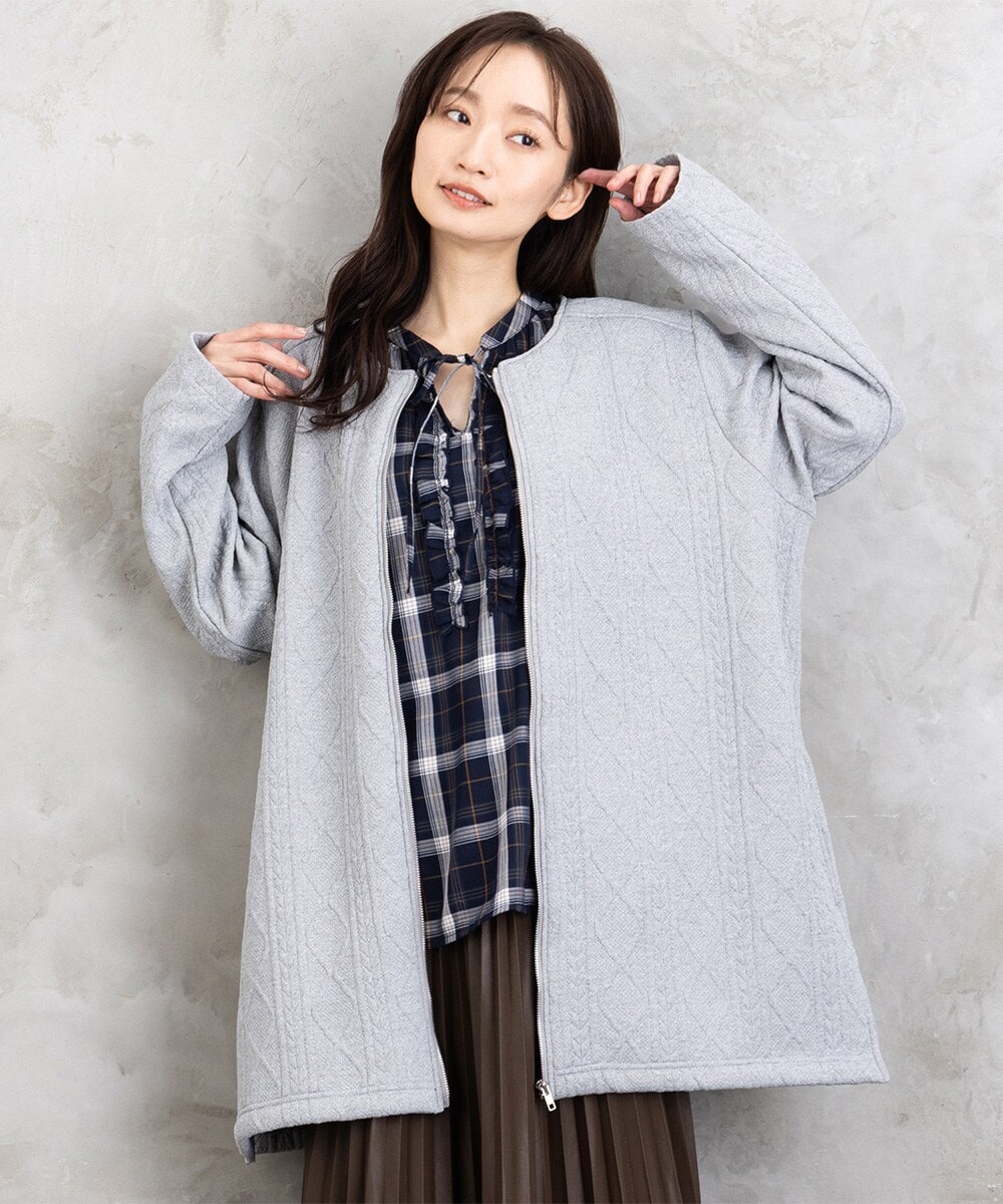 2023AW UNTITLED アンタイトル　プレシャスリバーショートコート UNTITLED（アンタイトル）の「◇【今すぐ着られる／ゆったり