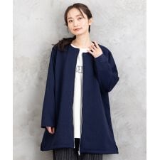 【大きいサイズ】【sabstreet bis】【web限定】 フクレジャガードショートコート