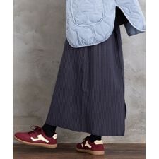 【大きいサイズ】FONTLAB リブニットスカート