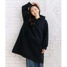 【大きいサイズ】【sabstreet bis】【web限定】 ダンボールフーディーワンピース