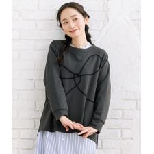 【大きいサイズ】【sabstreet bis】【web限定】 コードエンブロイダリープルオーバー