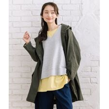 【大きいサイズ】【sabstreet bis】【web限定】 ロングモッズコート