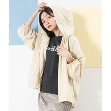 【大きいサイズ】FONTLAB ナイロンタフタジップブルゾン