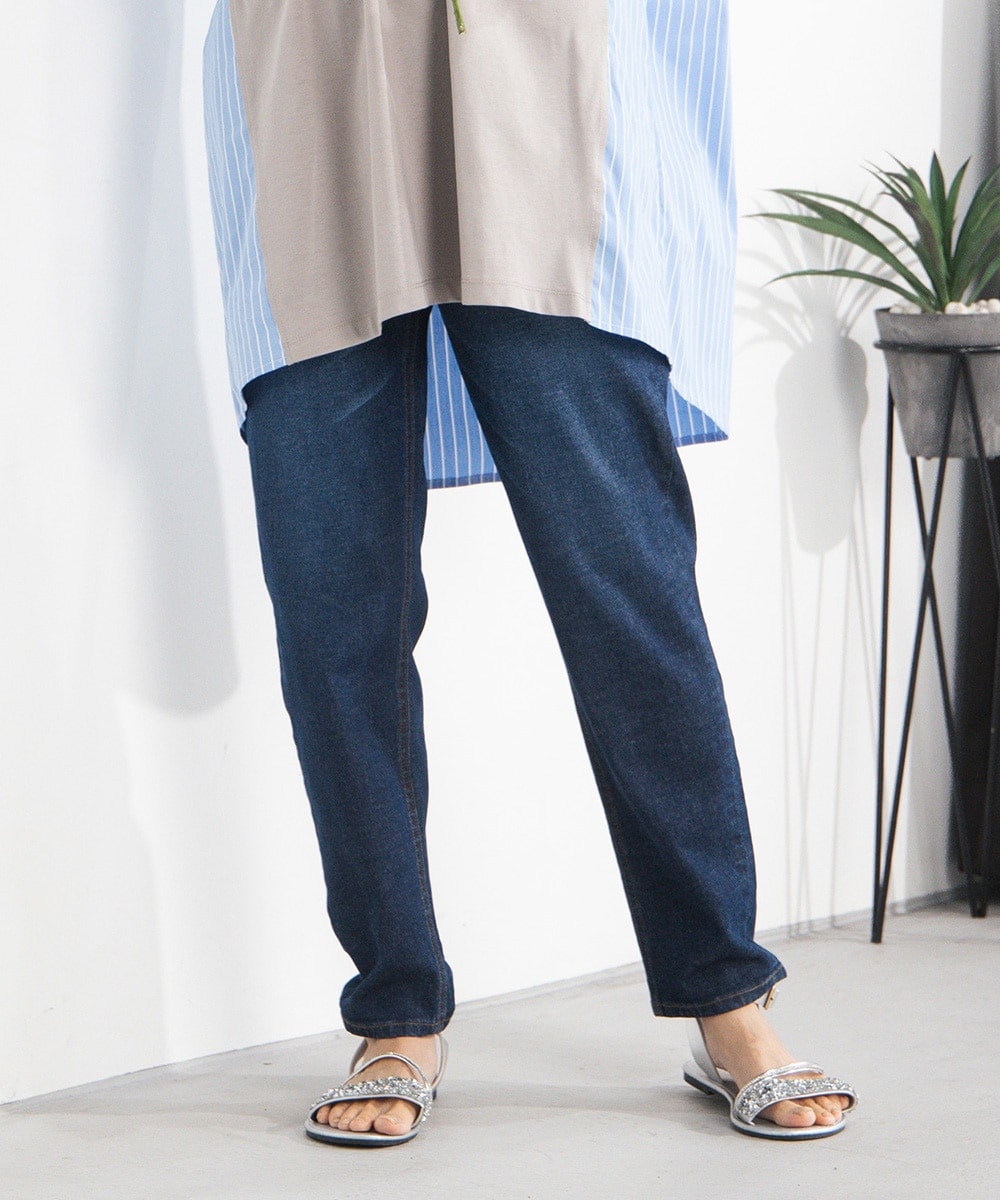 【大きいサイズ】London Denim ストレートデニムパンツ