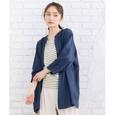 【大きいサイズ】【sabstreet bis】【web限定】 ウエストタックジョーゼットブラウス