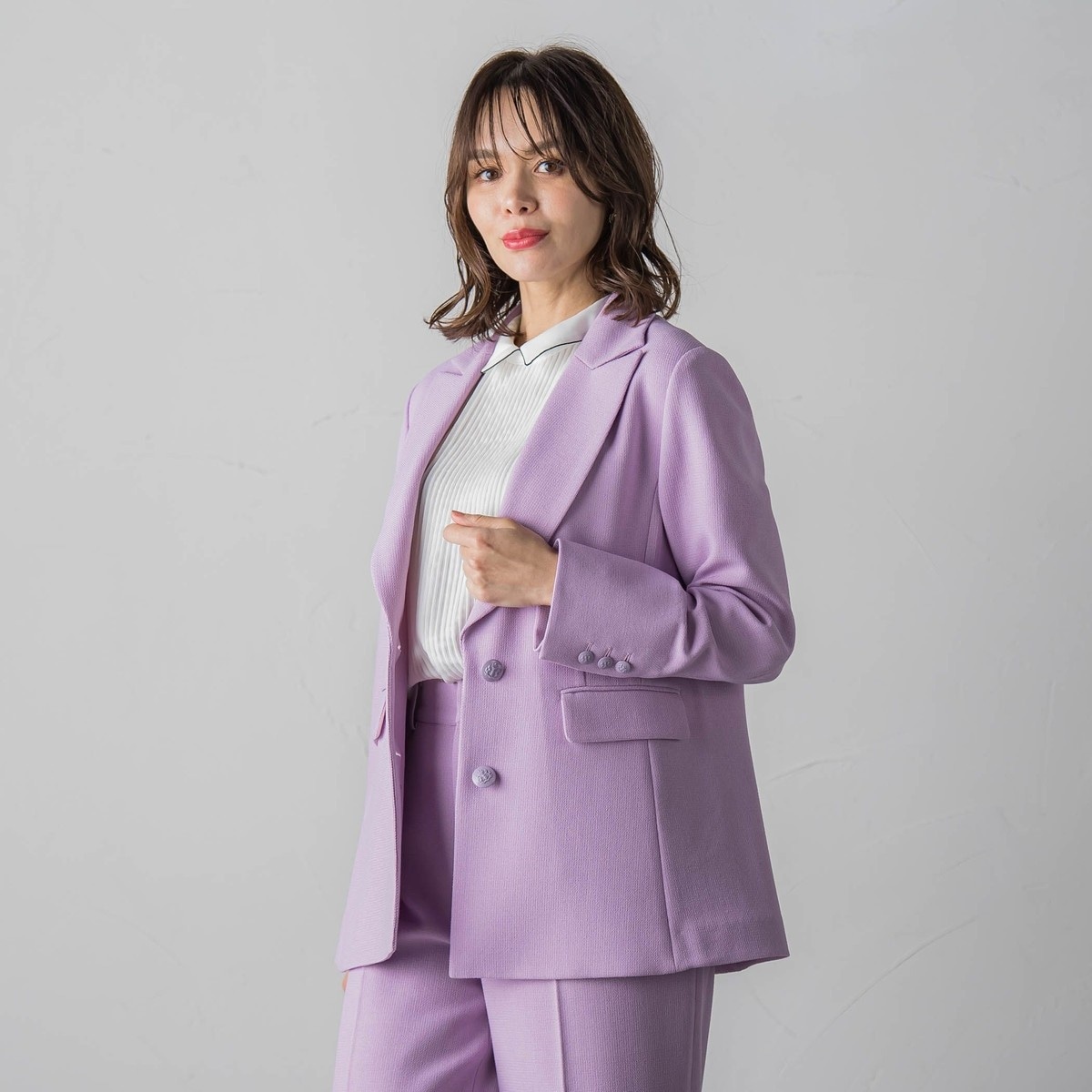 ツイードジャケット (紫色・パープル系) の一覧 | マルイウェブチャネル