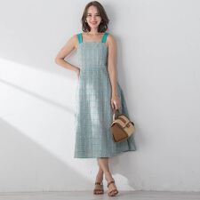 ビアッジョブルー(Viaggio blu)のLINTONツイードワンピース