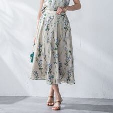 リシアンサスプリントスカート≪洗濯機で洗える≫