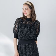 フラワーチュールドッキングニット≪手洗い可能≫
