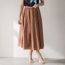 ビアッジョブルー(Viaggio blu)のポコポコナイロンヴィンテージスカート≪洗濯機で洗える≫