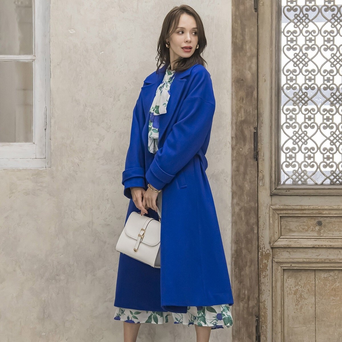 アルアバイル　ルルウィルビー エコファーノーカラーコート アルアバイル ルルウィルビー エコファーノーカラーコート