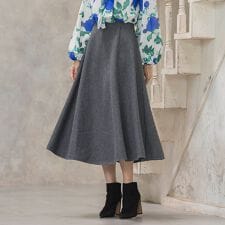 【新色追加】メルトンサーキュラースカート