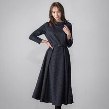 ツイードラメワンピース