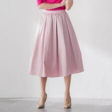 タフタフレアスカート