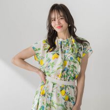 レモンプリントブラウス | ビアッジョブルー(Viaggio blu) | マルイ 