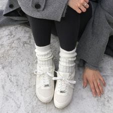 【25春夏新作】ナイロンメッシュ厚底スニーカー