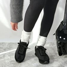 【25春夏新作】ナイロンコンビ厚底スニーカー