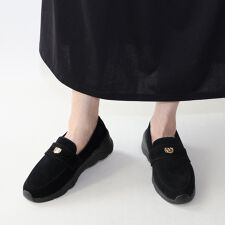 フィン(Fin)のコインローファー厚底スリッポン