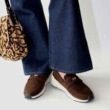 フィン(Fin)のコインローファー厚底スリッポン