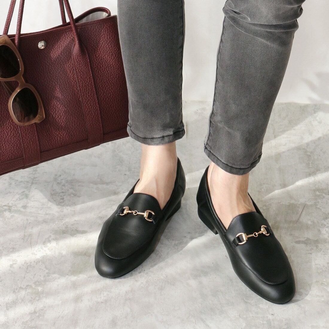 低反発スポンジ入り】本革ビットローファー | フィン(Fin) | マルイ