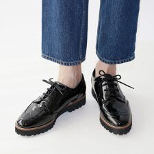 フィン(Fin)の【25秋冬新作】厚底レースアップシューズ