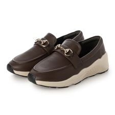 フィン(Fin)の【25秋冬新作】ビットローファー厚底スリッポン【低反発スポンジ入り】