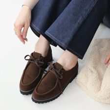 【25秋冬新作】厚底チロリアンシューズ【低反発スポンジ入り】