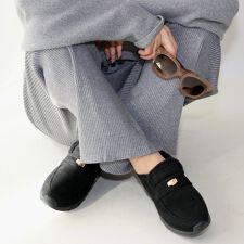 【25秋冬新作】厚底ボアローファースリッポン