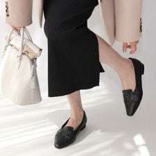 【26春夏新作】グルカデザインローファー【低反発スポンジ入り】