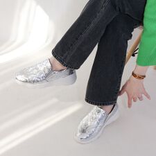 【26春夏新作】カタオシメッシュ厚底スリッポン【低反発スポンジ入り】