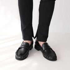 【26春夏新作】ギャザーローファー【低反発スポンジ入り】