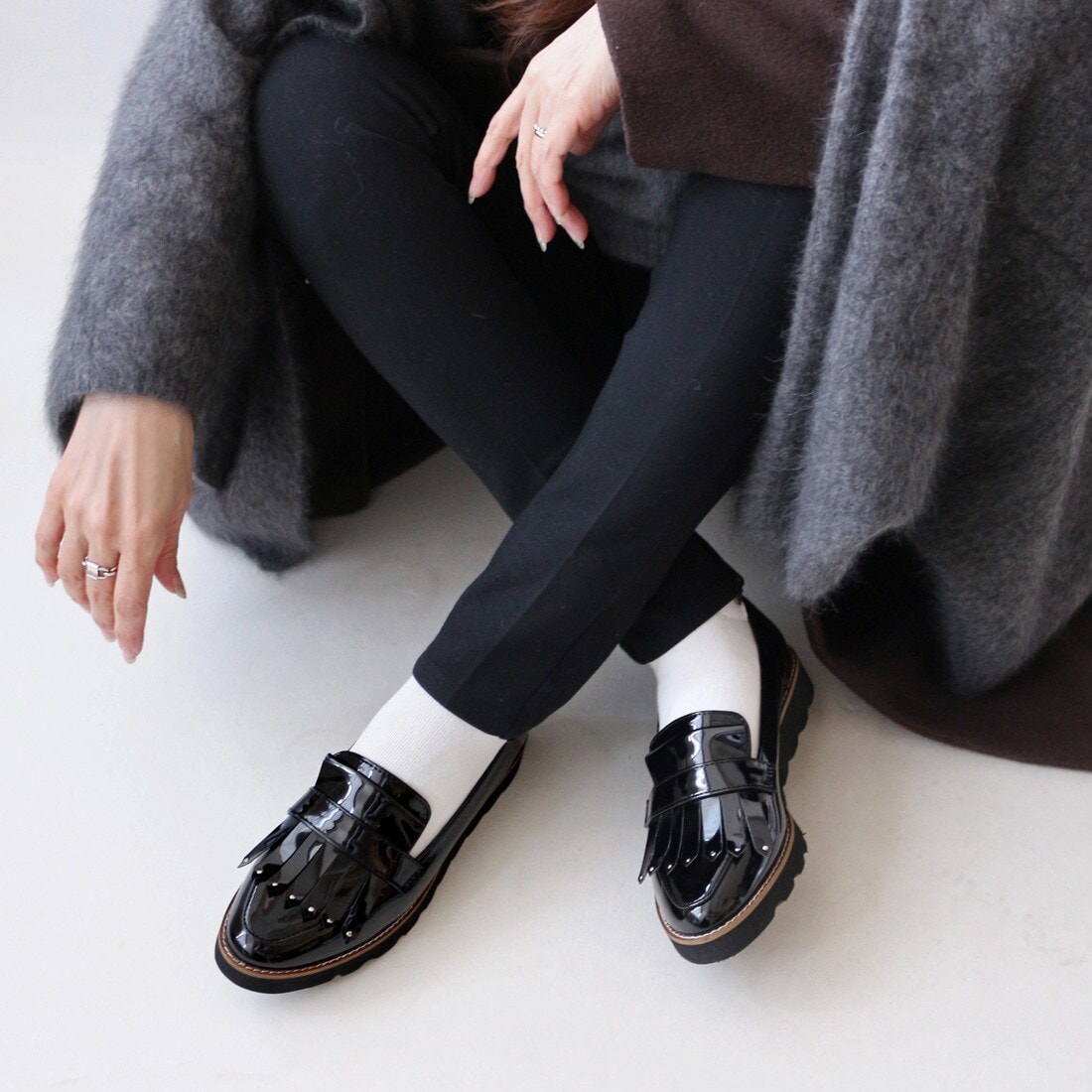 【新品半額】フィン　本革ビットローファー黒25cm 低反発スポンジ入り】本革ビットローファー | フィン(Fin) | マルイ