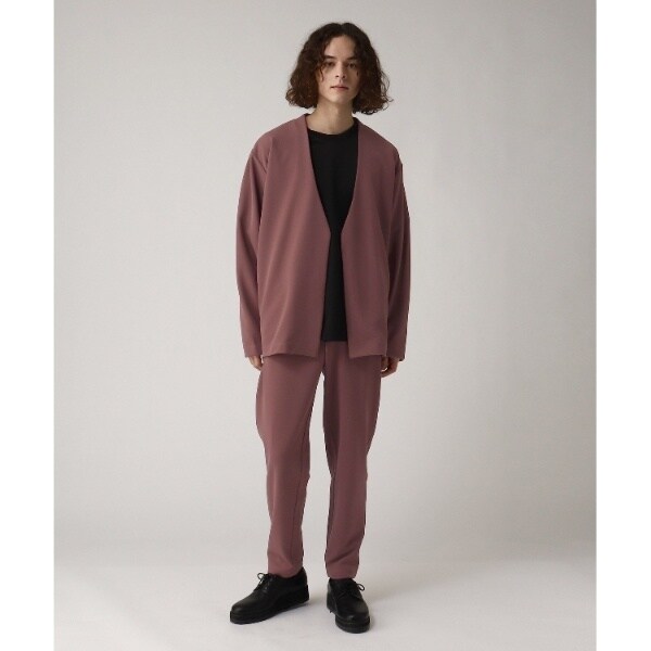 【美品】2021ss チェック裾タチキリ セットアップ ワンタックセミワイドパンツ《セットアップ着用可》《裾上げ済み