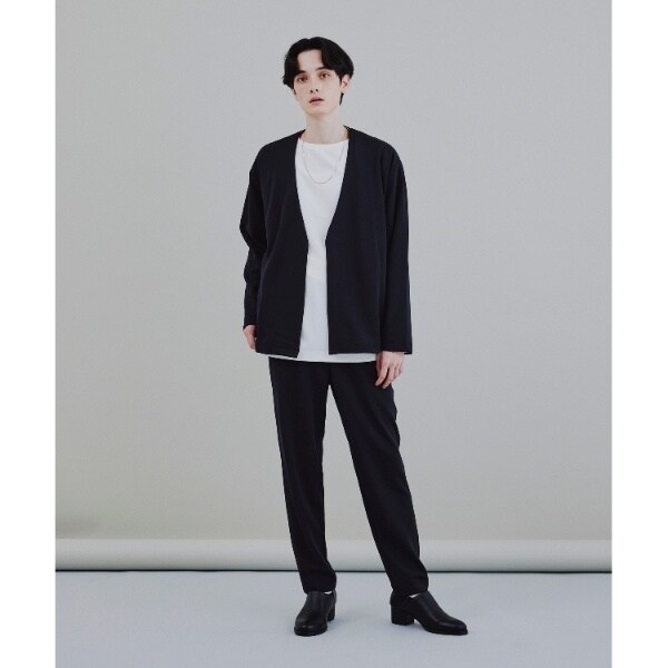 【美品】2021ss チェック裾タチキリ セットアップ ゼロプレッシャースーツ【テーパードパンツ】【セットアップ着用可