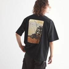 アンドリューマクリア バックプリントフォトTシャツ
