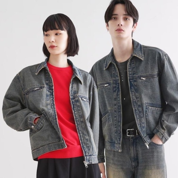 JOURNAL STANDARD パネルデニムドライビングブルゾンセットアップ パネルデニム ドライビングブルゾン | ジャーナルスタンダード